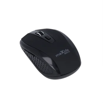 Maxlife Home Office MXHM-02 bezvadu optiskā pele, 800/1200/1600 DPI, melna
