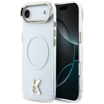 Karl Lagerfeld IML K Head Logo MagSafe vāciņš priekš iPhone Air, caurspīdīgs