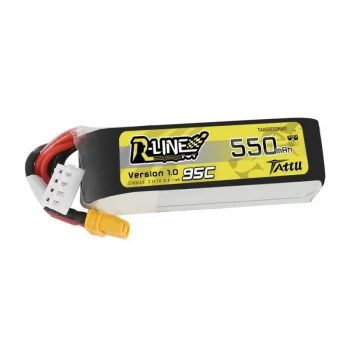 Tattu R-Line 550mAh 11.1V 95C 3S1P XT30 LiPo akumulators