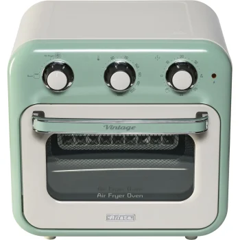Ariete Vintage karstā gaisa friteris un mini cepeškrāsns 16L, zaļš