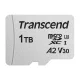 Atmiņas karte Transcend 300S-A microSDXC 1TB UHS-I U3 V30 A2