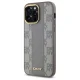 DKNY iPhone 14 Pro Max vāciņš Leather Checkered Mono Pattern MagSafe, bēšs