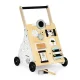 ECOTOYS koka attīstošais staigulis-stumējs bērniem