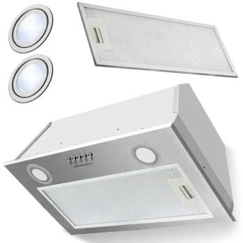 Iebūvējams tvaika nosūcējs Berdsen BE-50 60 cm Inox