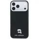 Karl Lagerfeld Grained Karl Head Metal MagSafe vāciņš iPhone 18 Pro / 17 Pro, melns