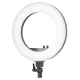Activeshop 18\" 48W LED gredzenveida lampa ar statīvu, melna