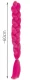 Sintētisko matu pīnes - tumši rozā | Synthetic hair braids dark pink