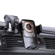 Dudao F19 auto tālruņa turētājs ar 15W bezvadu lādētāju, melns