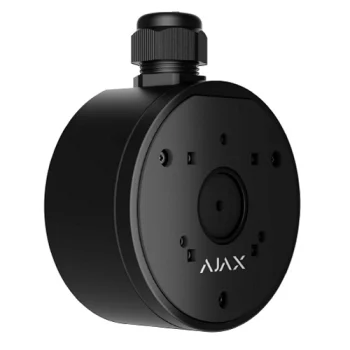 Montāžas kārba Ajax JunctionBox (118x59) IP kamerām, melna