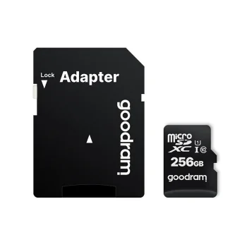 Goodram 256 GB microSDXC Memory Card (U1 100MB/s read) | Atmiņas Karte Telefonam
