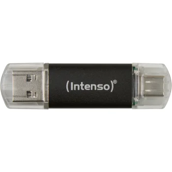 USB zibatmiņa Intenso Twist Line 256 GB USB-C un USB-A 3.2 Gen 1, antracīta
