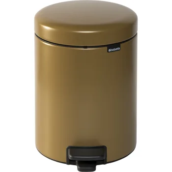 Brabantia NewIcon pedāļa atkritumu tvertne 5 L, Warm Gold