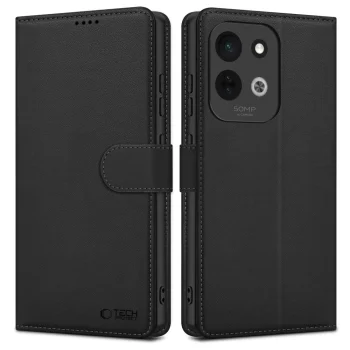 Tech-Protect Wallet atverams maciņš priekš Xiaomi Redmi 17 4G / 5G, melns