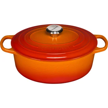 Ovāls čuguna katls Le Creuset Signature 29 cm 4.7 l, oranžs