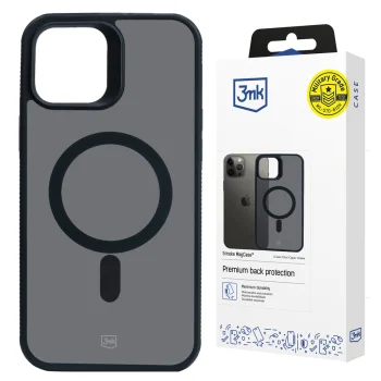 3Mk Protection Smoke MagCase vāciņš Apple iPhone 12 Pro Max Melns