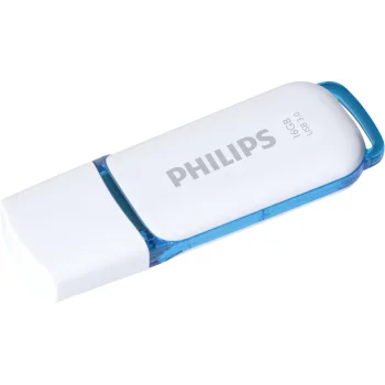 USB zibatmiņa Philips Snow Edition 16 GB USB 3.0, zila un balta