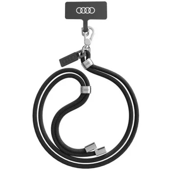 Audi universālā telefona pleca siksniņa 120 cm, melna