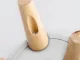 Stāvošs puķupods uz kājiņām, 20.5 cm, balts
