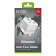 SBS UK ceļojumu adapteris Type G, balts