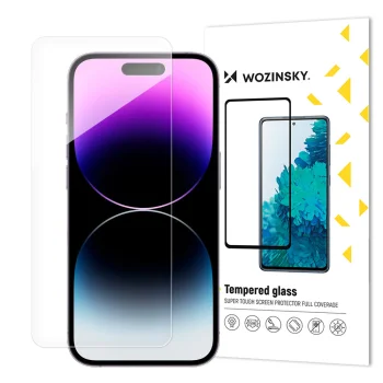Aizsargstikls Wozinsky iPhone 16 Plus, 9H rūdīts stikls