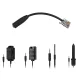 Sonoff AL010 sensoru adapteris 2.5 mm Jack uz RJ9, Melns