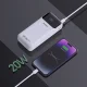 Dudao K15Pro 20000mAh Ārējais akumulators, 22.5W, balts