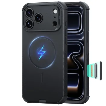 ESR Cyber Tough MagSafe vāciņš iPhone 18 Pro / 17 Pro, melns