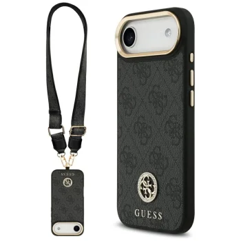 Guess 4G Strass Logo MagSafe vāciņš iPhone Air Black