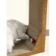 Stūra skrāpis ar rotaļlietu kaķiem, vertikāls kartona kaķu nagu asināmais Purlov | Cat Corner Scratcher with Toy