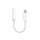 Dudao L16CPro USB-C uz 3.5mm audio adapteris, balts