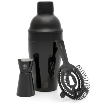 Leopold Vienna Acolon 3 daļu bāra piederumu komplekts 500ml Melns