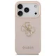 Aizsargvāciņš Guess Grained Big 4G & Classic Logo priekš iPhone 17 Pro, rozā