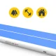 4Fizjo Air Mat PRO akrobātikas celiņš 12 x 2 x 0,3 m ar sūkni, zils
