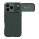 Spigen Optik Armor MagSafe vāciņš iPhone 17 Pro tālrunim, Zaļš