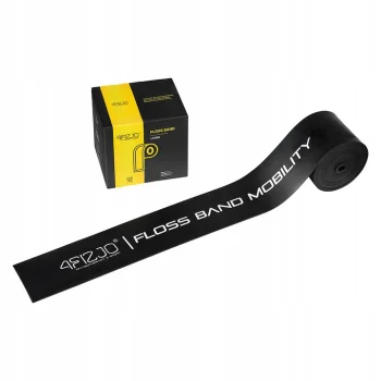 4Fizjo Floss Band rehabilitācijas lente, 1.5 mm, melna