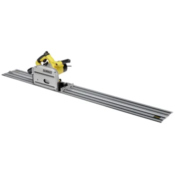DeWalt DWS520KTR-QS iegremdējamā ripzāģa komplekts ar vadotni