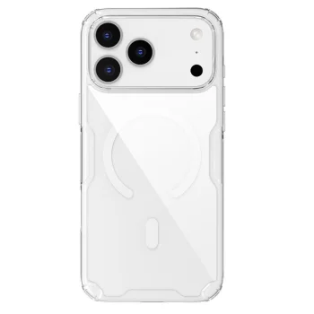 Nillkin Nature Pro Magnetic aizsargvāciņš iPhone 17 Pro Max / 18 Pro Max, caurspīdīgs