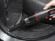 Bezvadu rokas auto putekļsūcējs, akumulatora, 4–6 kPa, USB-C, melns