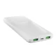 Ārējais akumulators Puro DAILY 10 PLUS, 10000 mAh, 22.5W, 2x USB-A / 1x USB-C, balts