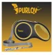 Purlov automātiskā suņu pavada, 5m / 15kg, melna/dzeltena