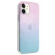 Guess iPhone 12 mini vāciņš 4G 3D Pattern Collection, zili rozā