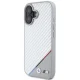 BMW M Carbon Tricolor Line MagSafe vāciņš Apple iPhone 16, pelēks