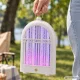 Elektriskā UV LED insektu lampa pret odiem un mušām, 2 režīmi, USB