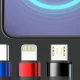 3mk Hyper Cable N-SERIES 3in1 USB-A uz USB-C / Lightning / Micro USB kabelis 1.2m 18W, melns