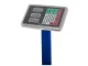 Elektroniskie platformas svari 100kg LCD zili