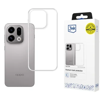 3mk Clear Case vāciņš viedtālrunim Oppo Find X9, caurspīdīgs