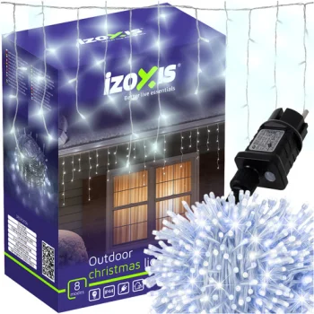 LED lāsteku virtene Izoxis 500 LED 22.5m IP44, auksti balta