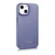 Atverams ādas vāciņš iCarer iPhone 14 Plus MagSafe, gaiši violets (WMI14220715-LP)