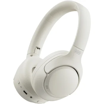 Bezvadu austiņas QCY H3 Bluetooth 5.4 ar ANC un Hi-Res Audio, baltas