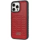 Audi iPhone 15 Pro Max vāciņš Synthetic Leather MagSafe, sarkans